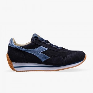 Diadora Equipe Női Rövidszárú Tornacipő Sötétkék | EDFBTQH-72