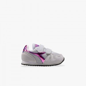 Diadora Simple Run Gyerek Rövidszárú Tornacipő Szürke | DLOVBJZ-90