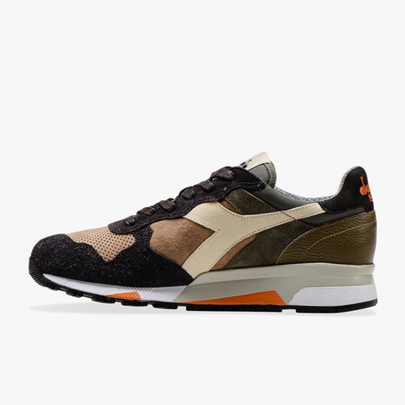 Diadora Trident Férfi Rövidszárú Tornacipő Zöld | AWGTULC-25